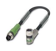 SENSOR CORD, 3P M8 PLUG-R/A RCPT, 2M