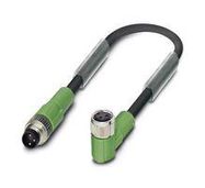 SENSOR CORD, 3P M8 PLUG-R/A RCPT, 5M