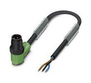 SENSOR CORD, 3P M12 R/A PLUG-FREE END