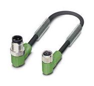 SENSOR CORD, 3P M12 R/A PLUG-M8 R/A RCPT