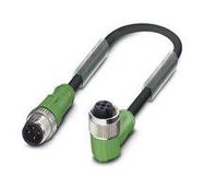 SENSOR CORD, 3P M12 PLUG-M12 R/A RCPT