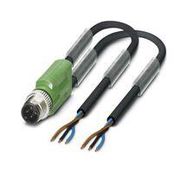 SENSOR CORD, 3P M12 PLUG-2XFREE END/1.5M