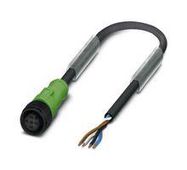 SENSOR CORD, 4P M12 RCPT-FREE END, 1.5M