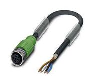 SENSOR CORD, 4P M12 RCPT-FREE END, 20M