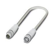 SENSOR CORD, 4P M8 PLUG-M8 RCPT, 300MM