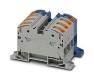 DINRAIL TERMINAL BLOCK, 8WAY, 2AWG