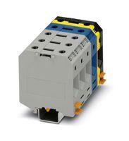 DINRAIL TERMINAL BLOCK, 10WAY, 00AWG