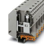 DINRAIL TERMINAL BLOCK, 2WAY, GRY