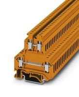 DIN RAIL TB, FEED-THRU, 4WAY, 12AWG