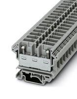 DIN RAIL TB, FEED-THRU, 2WAY, 6AWG