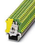 DIN RAIL TB, GROUND, 2WAY, 8AWG