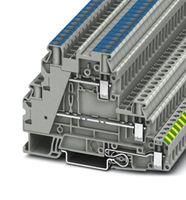 DIN RAIL TB, GROUND, 5WAY, 10AWG