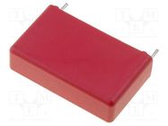 Capacitor: polyester; 4.7uF; 63VAC; 100VDC; 27.5mm; ±10%; -55÷100°C WIMA