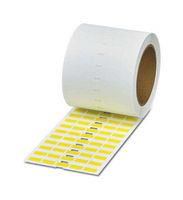 LABEL, POLYESTER, YELLOW, 8MM X 17.5MM