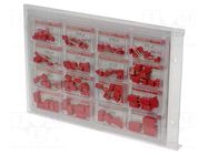Capacitors-kit; THT; No.of val: 19; 125pcs; 4.7nF÷10uF WIMA