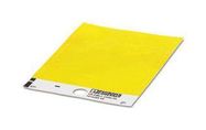 LABEL, PVC, YELLOW, 70MM X 104MM