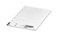 LABEL, PVC, WHITE, 22MM X 22MM