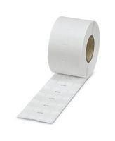 LABEL, PVC, WHITE, 10MM X 13MM