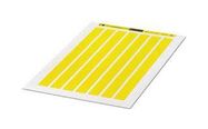 LABEL, POLYESTER, YELLOW, 8MM X 20MM