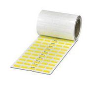 LABEL, POLYAMIDE, YELLOW, 8MM X 17.5MM