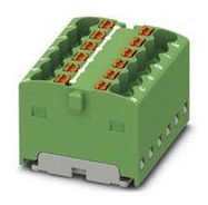 TB, DISTRIBUTION BLOCK, 12P, 14AWG, GRN