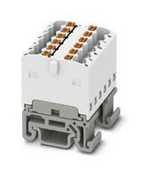 TB, DISTRIBUTION BLOCK, 12P, 14AWG, WHT