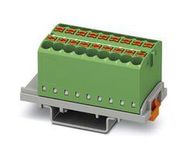 TB, DISTRIBUTION BLOCK, 18P, 12AWG, GRN