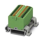 TB, DISTRIBUTION BLOCK, 18P, 12AWG, GRN