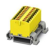 TB, DISTRIBUTION BLOCK, 18P, 12AWG, YEL