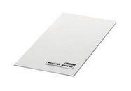 MARKER CARD, BLANK, 10MM, WHITE, TB