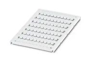 MARKER SHEET, BLANK, 6MM, WHITE, TB