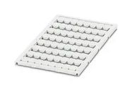 MARKER SHEET, BLANK, 8MM, WHITE, TB