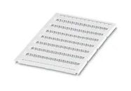 MARKER SHEET, BLANK, 5MM, WHITE, TB
