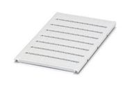 MARKER SHEET, BLANK, 6.2MM, WHITE, TB