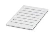 MARKER SHEET, BLANK, 12MM, WHITE, TB