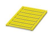 MARKER SHEET, BLANK, 6.2MM, YELLOW, TB