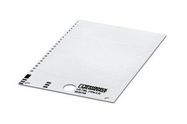 MARKER CARD, BLANK, 104MM, WHITE, TB