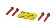 WARNING PLATE, ATT DANGER, 6MM, YEL, TB