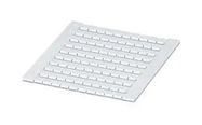MARKER SHEET, BLANK, 6.2MM, WHITE, TB