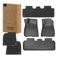 6-Piece Floor Mat for Tesla Baseus T-Space Series (Polypropylene black), Baseus