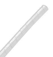 SPIRAL WRAP TUBING, 100FT, WHITE