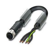 SENSOR CORD, 4P M12 RCPT-FREE END, 1M