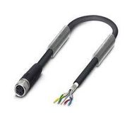 SENSOR CORD, 4P M8 RCPT-FREE END, 5M