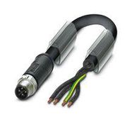 SENSOR CORD, 4P M12 PLUG-FREE END, 10M