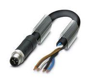 SENSOR CORD, 4P M12 PLUG-FREE END, 5M