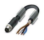 SENSOR CORD, 4P M12 PLUG-FREE END, 5M