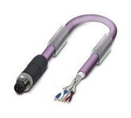 SENSOR CORD, 5P M8 PLUG-FREE END, 2M