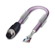 SENSOR CORD, 5P M12 PLUG-FREE END, 2M