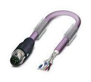 SENSOR CORD, 5P M12 PLUG-FREE END, 2M