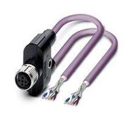 SENSOR CORD, 5P M12 RCPT-FREE END, 5M